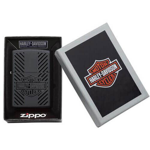 Zippo Zippo Harley Davidson Matte Logo Lighter 2