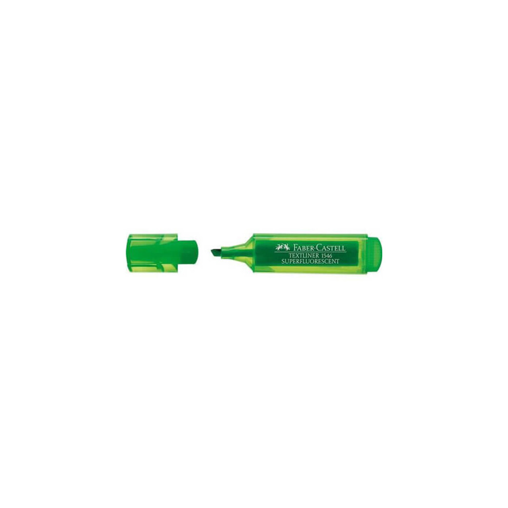 Faber-Castell Highlighter Textliner 46 Green (Pack 10) - 154663