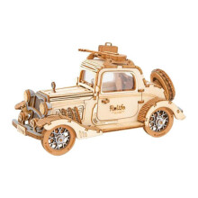 Modelo de madeira - Carro antigo - 164 peças