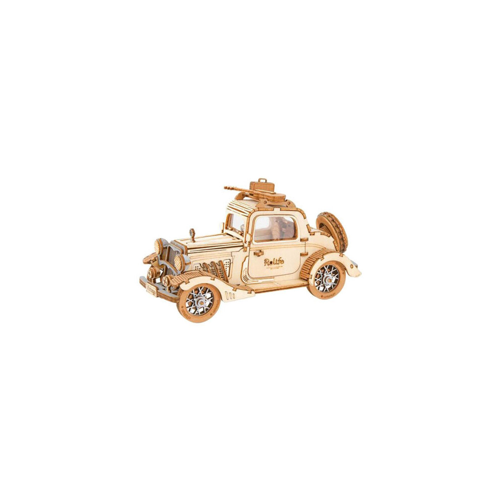 Robotime Classic 3D Wooden Puzzle Kit (Vintage Car)-image-OPC-PBK6Q2T-NEW