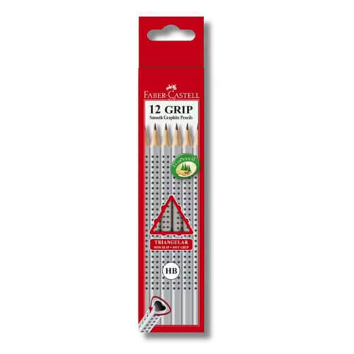 Faber-Castell Faber-Castell Triangular Dot Grip Lead Pencil 12pcs (HB)