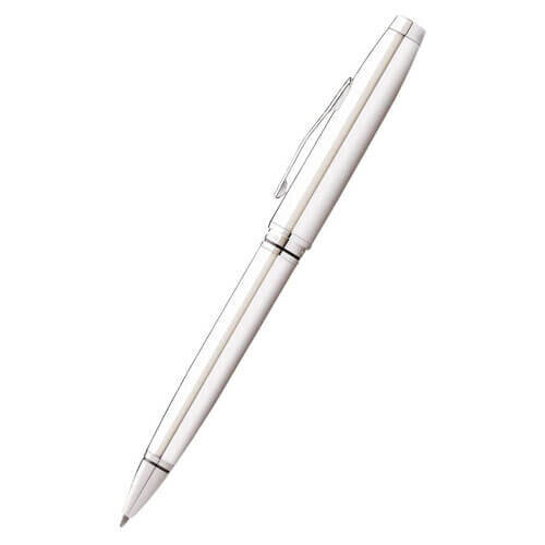 Cross Cross Cross Coventry Lustrous Chrome Ballpoint Pen 2