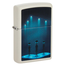 Accendino Zippo Glowing Aliens Verde