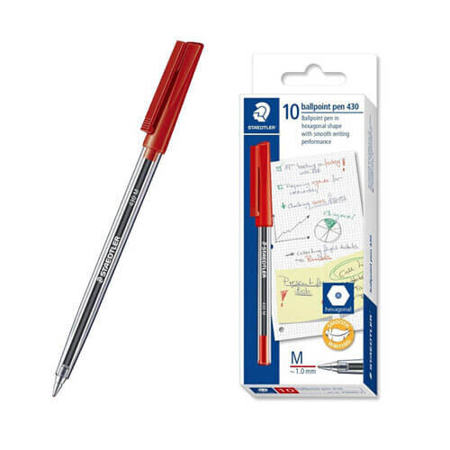 Staedtler Staedtler Stick Medium Ballpoint Pen (Box of 10)
