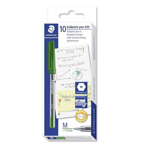 Staedtler Staedtler Stick Medium Ballpoint Pen (Box of 10) 1
