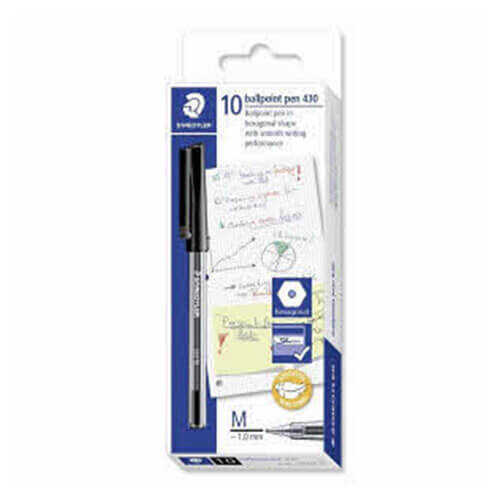 Staedtler Staedtler Stick Medium Ballpoint Pen (Box of 10) 1