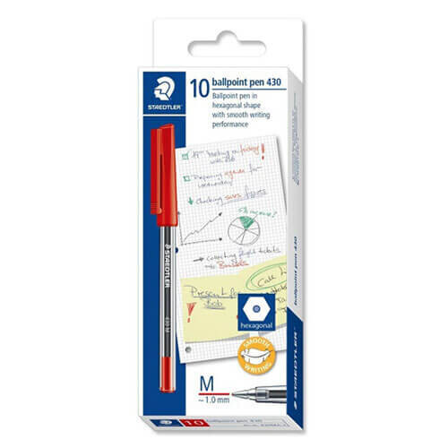 Staedtler Staedtler Stick Medium Ballpoint Pen (Box of 10) 1