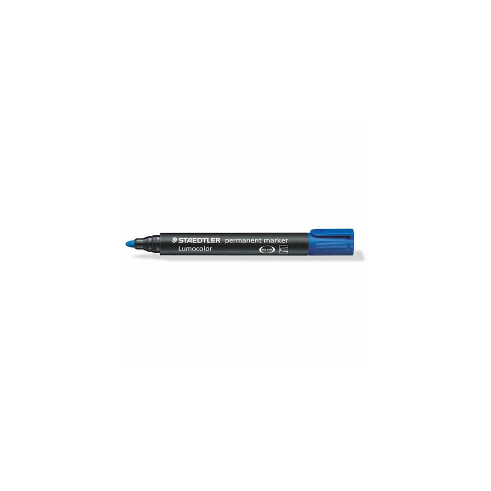Staedtler Lumocolor Permanent Bullet Tip Marker 10Pc