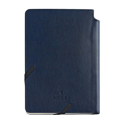 Cross Cross Cross Medium Dotted Leather Journal (Blue) 1