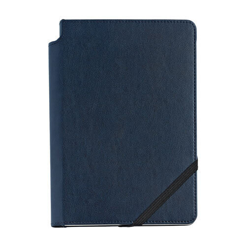 Cross Cross Cross Medium Dotted Leather Journal (Blue)