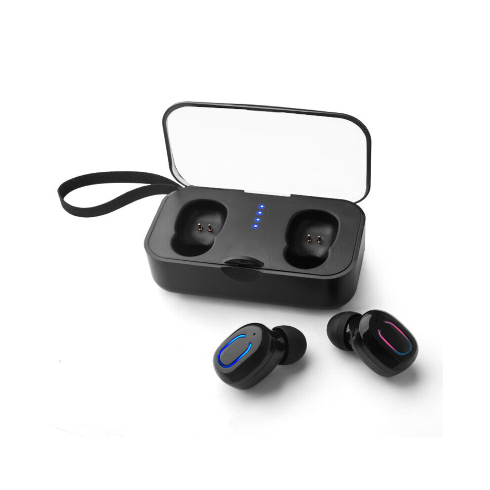 [True Wireless] Bluetooth V5.0 Tws Earbuds Invisible Mini Stereo Binaural Call Ipx5 Sweat Proof Sports Earphone Headset With Charging Box For Ios An 710954520126