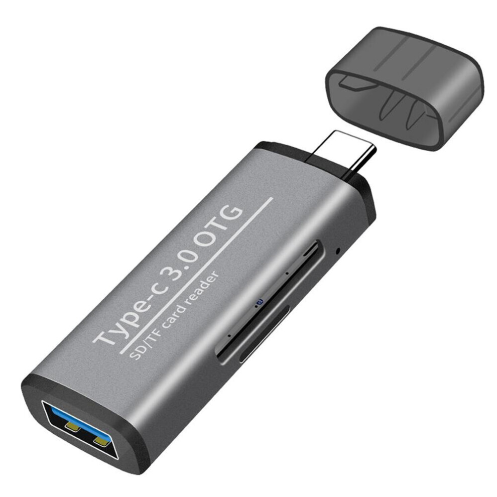Type C Card Reader Tf Sd Memory Card Reader High Speed Usb3.0 Otg Adapter Sdhc Sdxc Mmc Tf Cf Ms Cardreader 640188055722