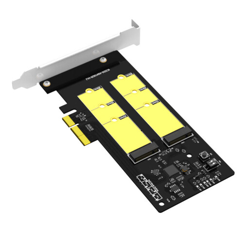 MAIWO KCSSD6Plus Dual Disk RAID Array M.2 SSD Converter Card PCI E X4 to SATA Expansion Card Adapter Board 2