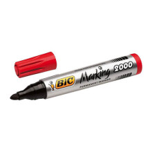 Marcadores permanentes - BIC - BIC-2000 - 12 peças - Ponta de agulha - Cor Vermelha