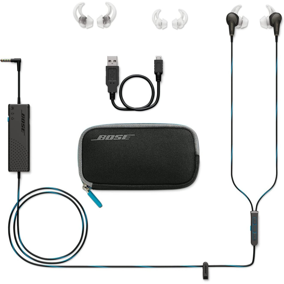 BOSE QuietComfort QC20 Acoustic Noise Cancelling Headphone Black - IOS