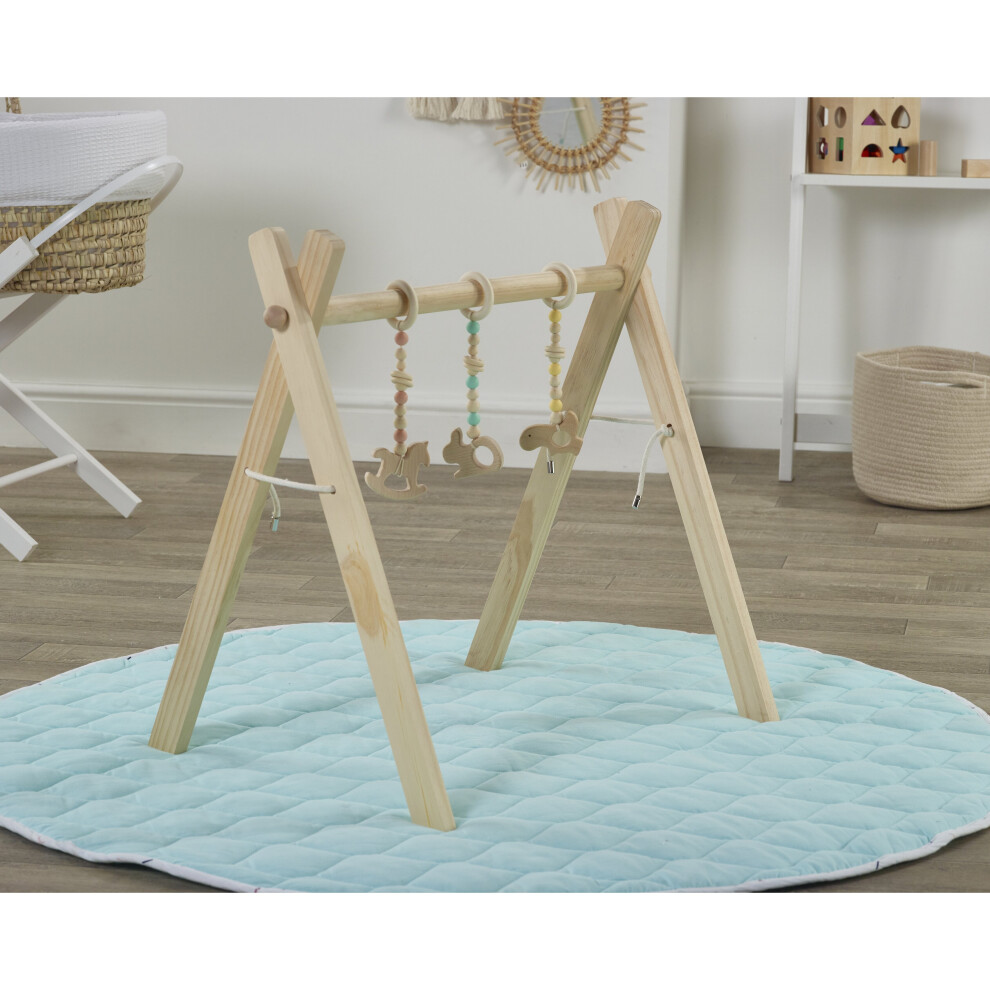Wooden Baby Play Gym by Kinder Valley
