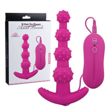 Men Women Max Pleasure Vibrating Anal Vibrator Beads Sex Toy