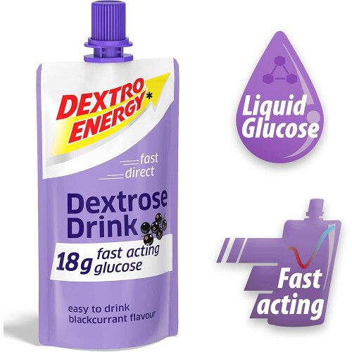 Dextro Energy Dextrose Drink, Blackcurrent  Pack of 16 2