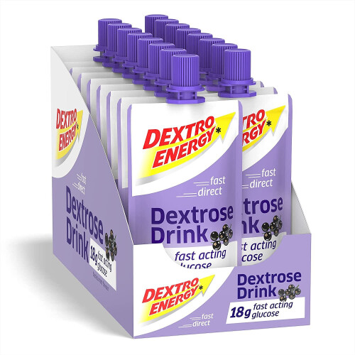 Dextro Energy Dextrose Drink, Blackcurrent  Pack of 16