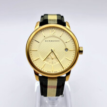 BURBERRY BU10001 THE CLASSIC HORSEFERRY CHECK MULTICOLOUR MENS WATCH