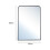 Living And Home (40*60cm) Modern Black Rectangle Frame Wall Mirror 2