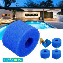 4x Lay In Clean Spa Tub S1 Washable Bio Foam VI LAZY Filter Washable