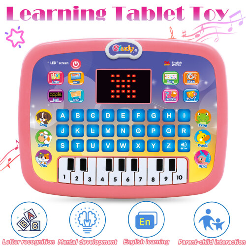 deAO Toys Early Learning Educational Toy Tablet Multi-Function Musical Pad Activity Computer 1