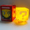 Super Mario Question Block LED Night Light με επαναφορτιζόμενη λάμπα ήχου USB 2
