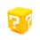 Super Mario Question Block LED Night Light με επαναφορτιζόμενη λάμπα ήχου USB 3