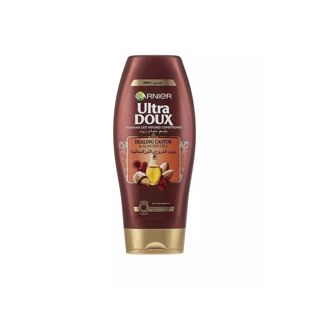 Garnier Brown Ultra Doux Castor & Almond Healing Conditioner 400 Ml