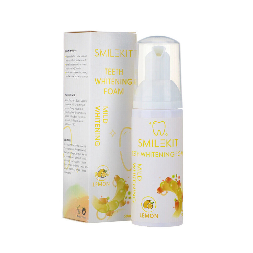 Xylfly ( 50Ml Lemon Foam Toothpaste) Electric Ultrasonic Dental Scaler Teeth Cleaner Calculus Plaque Stains Remover