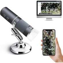 OPENED BOX Ninyoon 4K WiFi Microscope for iPhone/Android PC, 50 to 1000X USB