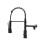 Living And Home (Black) Stainless Steel Kitchen Faucet with Pull Down Spring Spout and Pot Filler 5