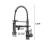 Living And Home (Grey) Stainless Steel Kitchen Faucet with Pull Down Spring Spout and Pot Filler 4