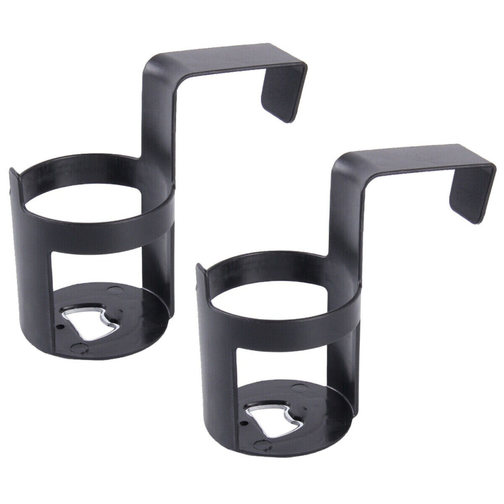 2X Universal Car Truck Door Cup Holder Mount Beverage Drink Bottle Holder Black 901871144995