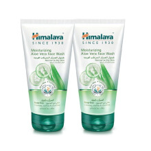 Himalaya Aloe Vera Moisturizing Face Wash 150ml, Pack of 2