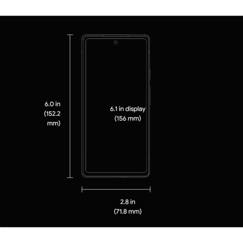 Refurbished Google Google Pixel 6A (128GB+6GB, Chalk) 1