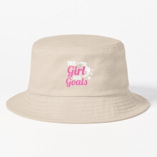 Bucket Hat This Girl Has Goals Funny Women Soccer Player Adult in 10 Stylish Colors