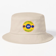 Bucket Hat You Can Play Australia Womens Soccer Evolution Future Of The Beautiful Game No 19 In White Adult in 10 Stylish Colors