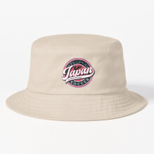 Bucket Hat Japan Womens Soccer Badge (round) Adult in 10 Stylish Colors