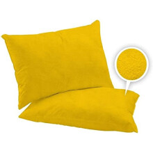 (Mustard, Pair of Pillowcase) Super Soft 100% Brushed Cotton Thermal Flannelette Sheets Set (Fitted Sheet + Flat Sheet + Pair of Pillowcases) Available in 6 Colours