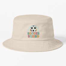 Bucket Hat Soccer Squad Funny Matching For Girls Soccer Training Adult in 10 Stylish Colors