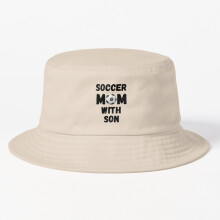 Bucket Hat Soccer Mom with son Shirt for Mom, Soccer Mom for Women , Cute Soccer Mom for Her Birthday Adult in 10 Stylish Colors