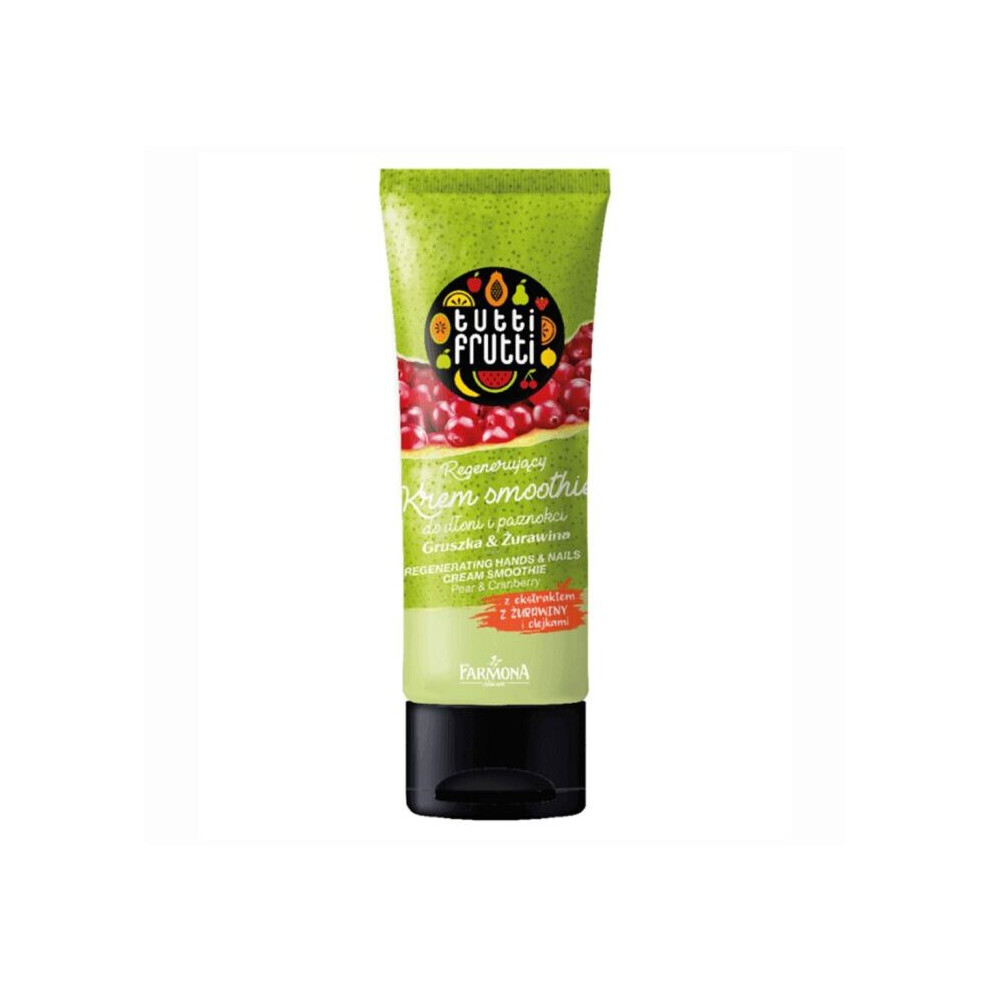 Cream Farmona Tutti-Frutti Pear & Cranberry Regenerating Hand Smoothie 75Ml
