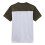 Vans Vans Script Crew Block Short Sleeved T-Shirt - White / Grape Leaf 1