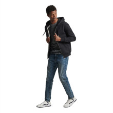 Superdry Vintage Logo Embroidered Zip Hoodie - Black