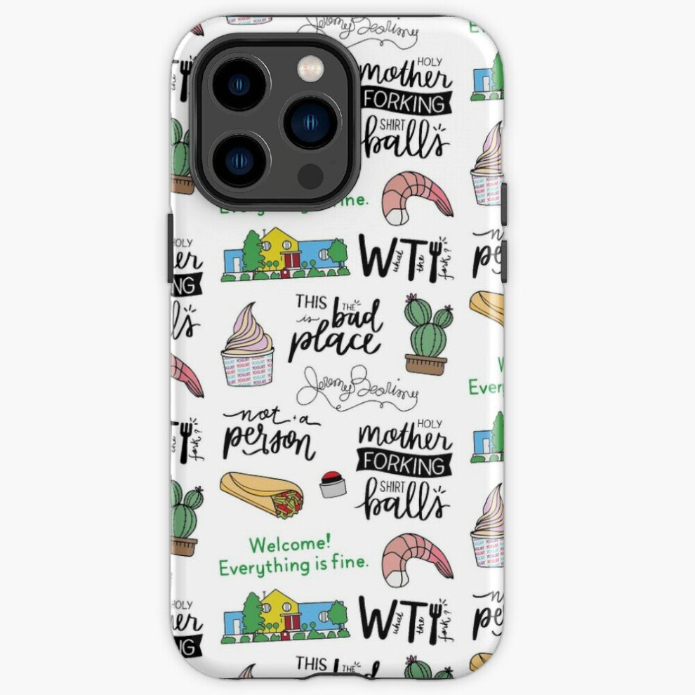 Photos - Case Phone  The Good Place TV Show Art for iPhone Samsung 14 13 12 11 Plus Pro Max Galaxy S23 S22 Ultra Note 20 10