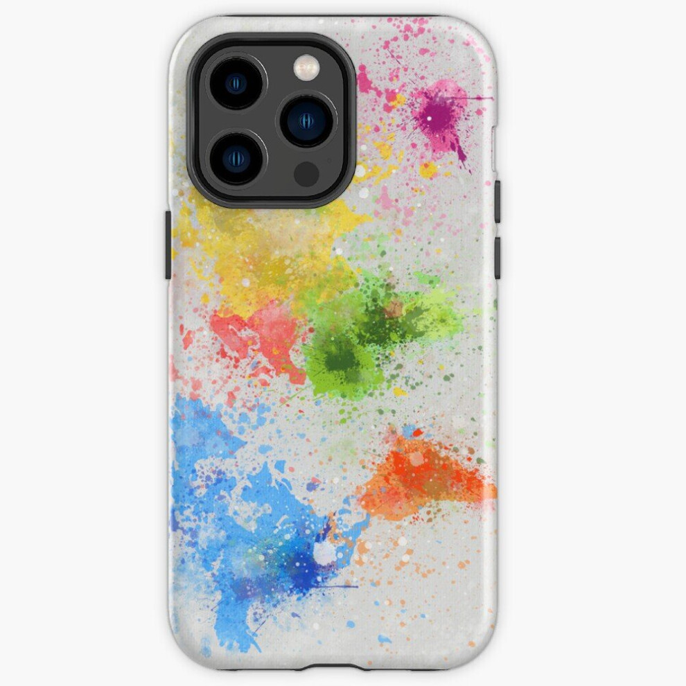 Photos - Case Phone  world map painting for iPhone Samsung 14 13 12 11 Plus Pro Max Galaxy S23 S22 Ultra Note 20 10