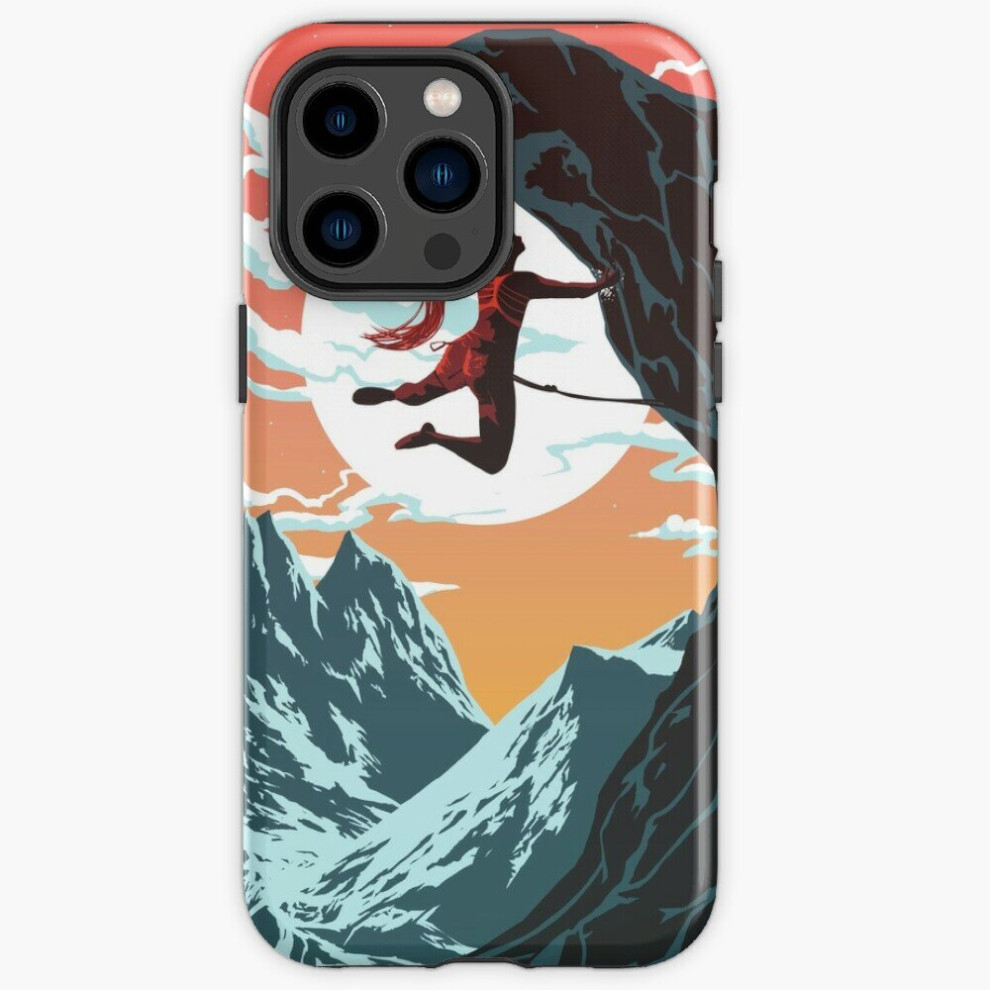 Phone Case Climbing Girl Vector Art For Iphone Samsung 14 13 12 11 Plus Pro Max Galaxy S23 S22 Ultra Note 20 10 4961739653447