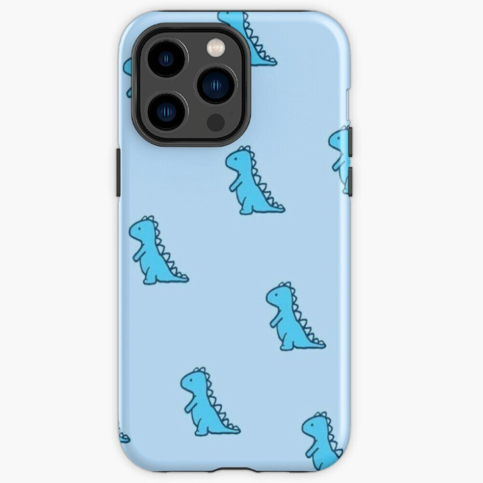 Photos - Case Phone  Cute Blue Dino for iPhone Samsung 14 13 12 11 Plus Pro Max Galaxy S23 S22 Ultra Note 20 10